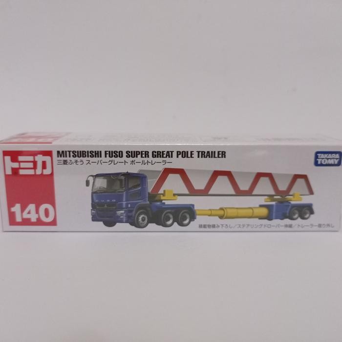 Pilihan- Tomica No 140 Mitsubishi Fuso Diecast Truk Trailer Takara Tomy Long