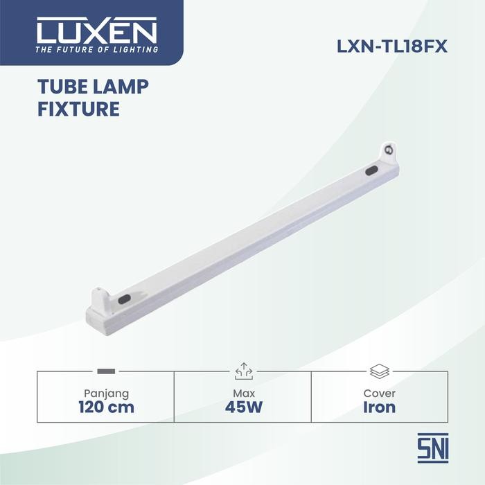 Luxen Rumah Lampu TL LED Tube Light T8 Panjang 120 cm