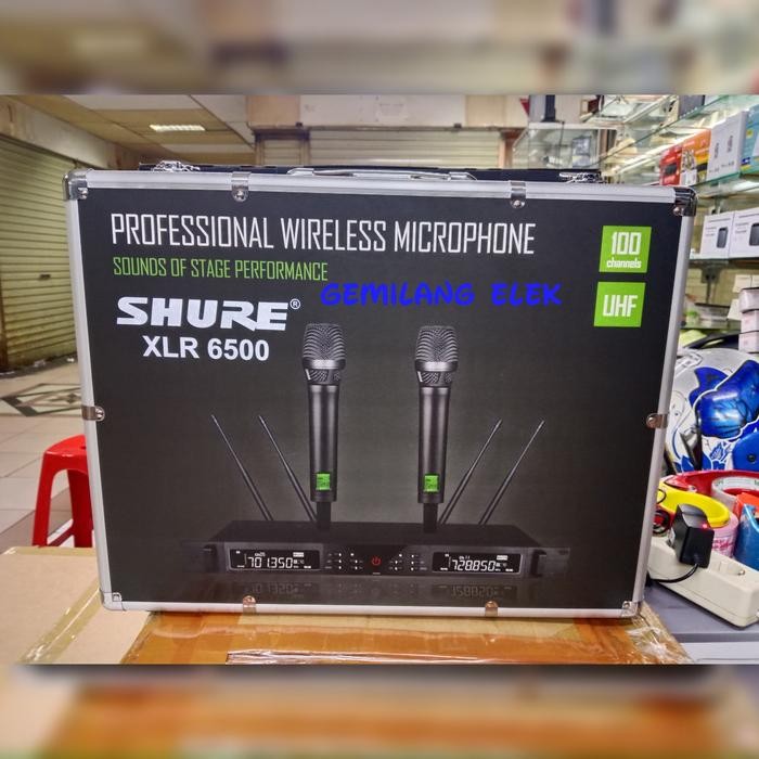 Mic Wireless SHURE XLR 6500 Garansi