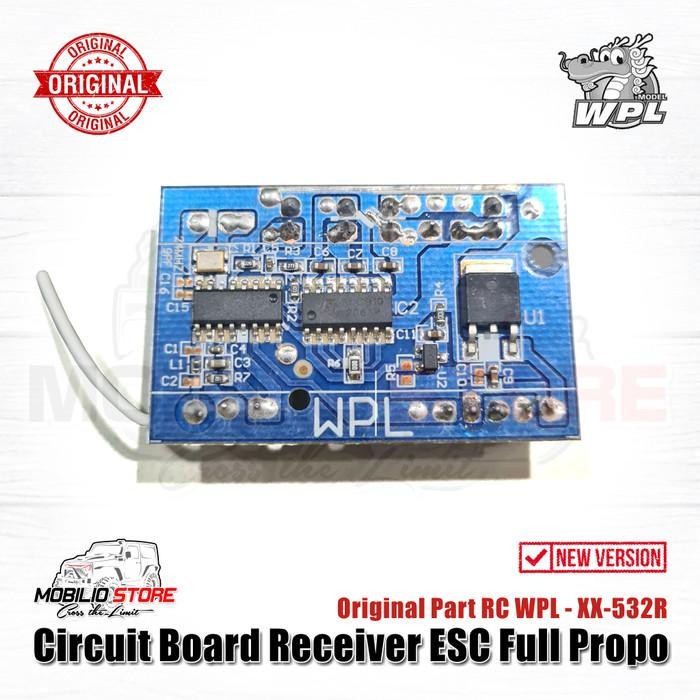 Terlaris Original Part - Circuit Board Receiver Esc Full Propo Rc Wpl