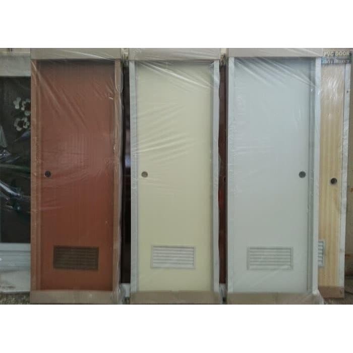 Pintu Pvc Kamar Mandi warna putih