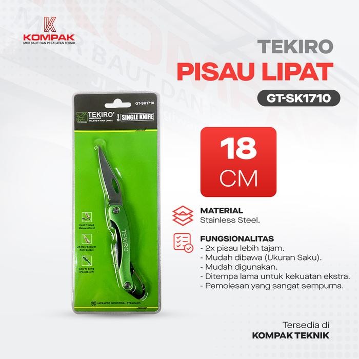 TEKIRO PISAU LIPAT/ SINGLE KNIFE/PISAU OKULASI/PISAU STEK SK1710