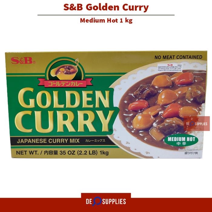 

S&B Golden Curry Medium Hot 1kg - Saus Kari Sauce Mix Jepang 50porsi