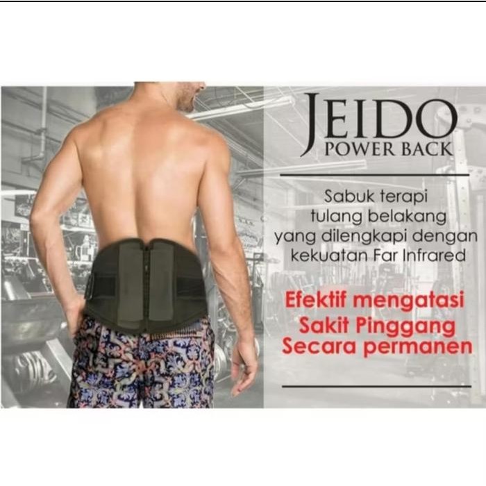 Korset Jeido Power Back Terapi Pinggang dengan Bio Magnetic dan Horizontal Pressure Technology