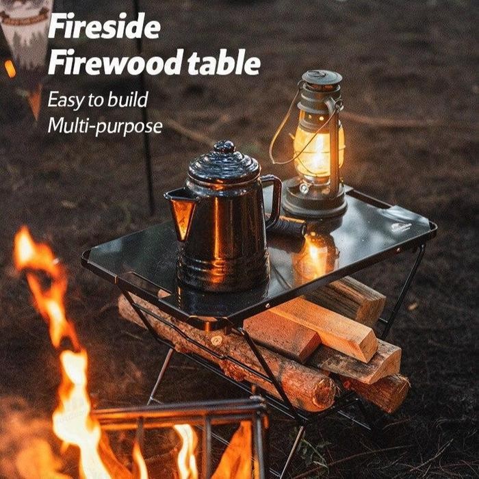 MEJA LIPAT STAINLESS BBQ CAMPING OUTDOOR PIKNIK NATUREHIKE NH22JU023