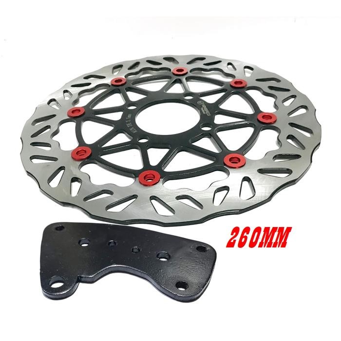 Bagus Piringan Cakram Disc Variasi 260Mm Blade Old New - Supra 125 Fi Injeksi Helm - Revo Fit /