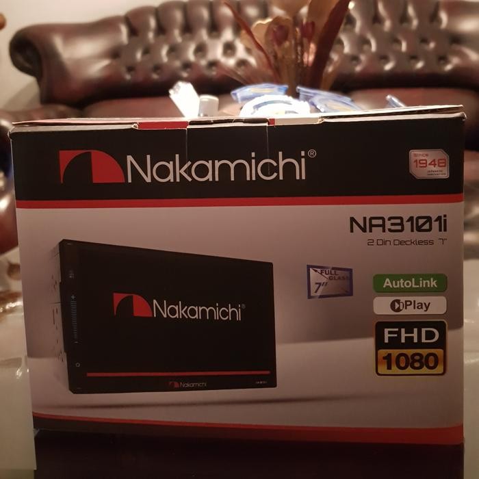 HEAD UNIT NAKAMICHI NA-3101I DOUBLEDIN NAKAMICHI DECKLESS MIRRORLINK