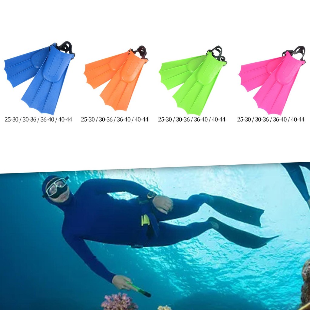 Swimming Flippers Scuba Diving Fins Feet Shoes Swim Training Equipment Portable Swim Fins Fins for