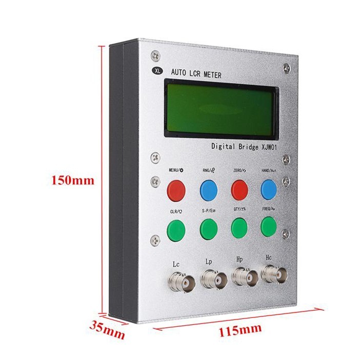 Terbaik XJW01 digital bridge 0.3% L/CR tester resistance, inductance, capacitance, ESR Meter, finish