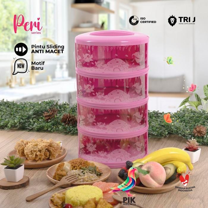 Tudung Saji 4 Susun Motif PERI