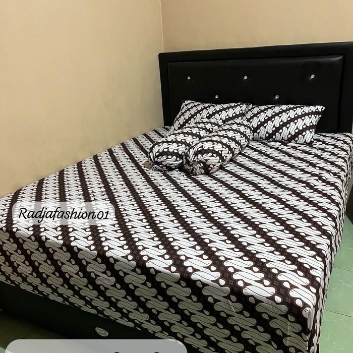 5ihu Sprei Batik Parang Ukuran 180 T20 Karet Sudut 180X200