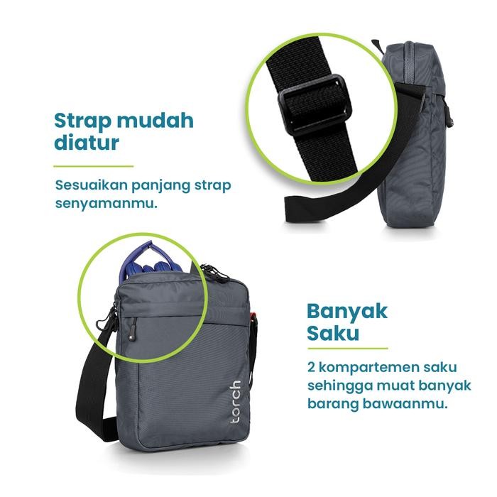 Tas Selempang Pria Wanita Original Sling Bag - Torch Namchon