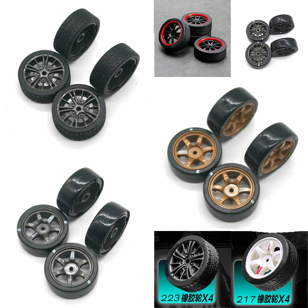 Hot 4PCS 1/16 Sports Car High Speed RC Wheel Hub Drift Racing Accessories for RC crawler rc car rc