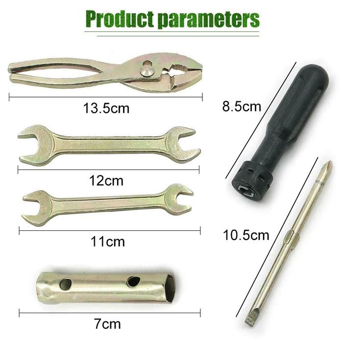 6Pcs Tool Kit Motor Universal ToolKit Motor Kunci Busi ToolKit Motor