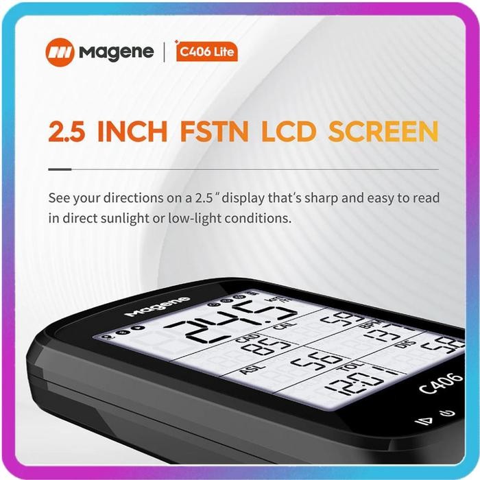 Speedometer sepeda Magene C406+Barfly Cyclometer Magene C406