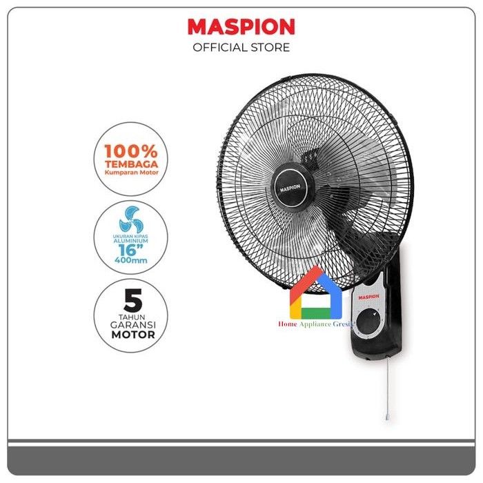 ORI Kipas Angin Dinding Maspion Power Fan MWF 1609 / Wall Fan Maspion MWF1609