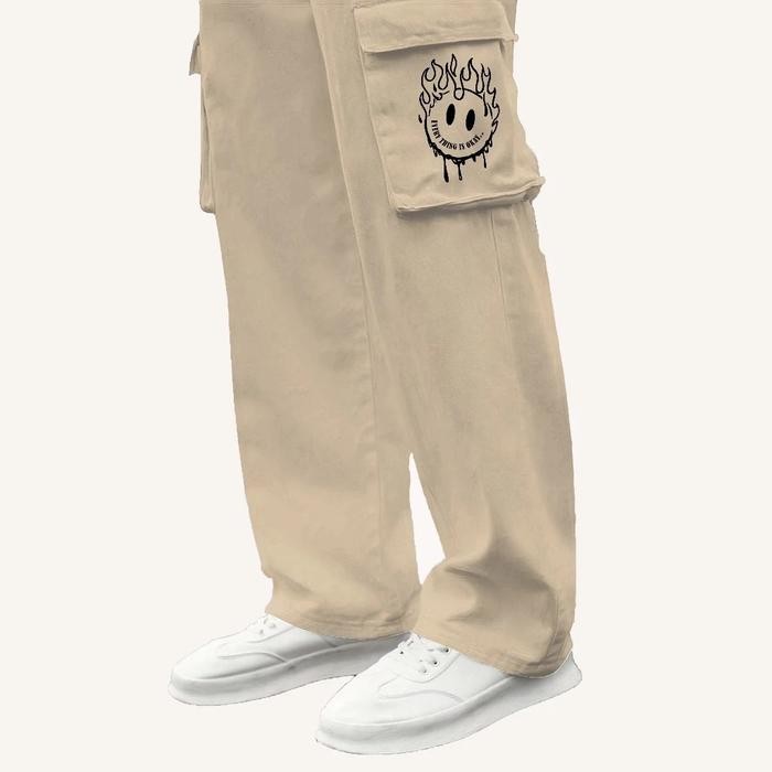 Celana Cargo Panjang Terbaru Pria Wanita Bahan Lembut Adem Stlye Santay Kece Kekinian Cln Skena