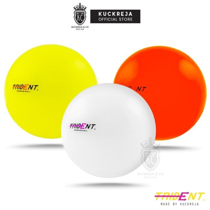 sygk- Trident Premium Indoor Hockey Ball - Yellow