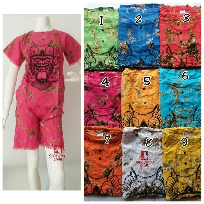 Baju Setelan Barong Bali Dewasa Cewek