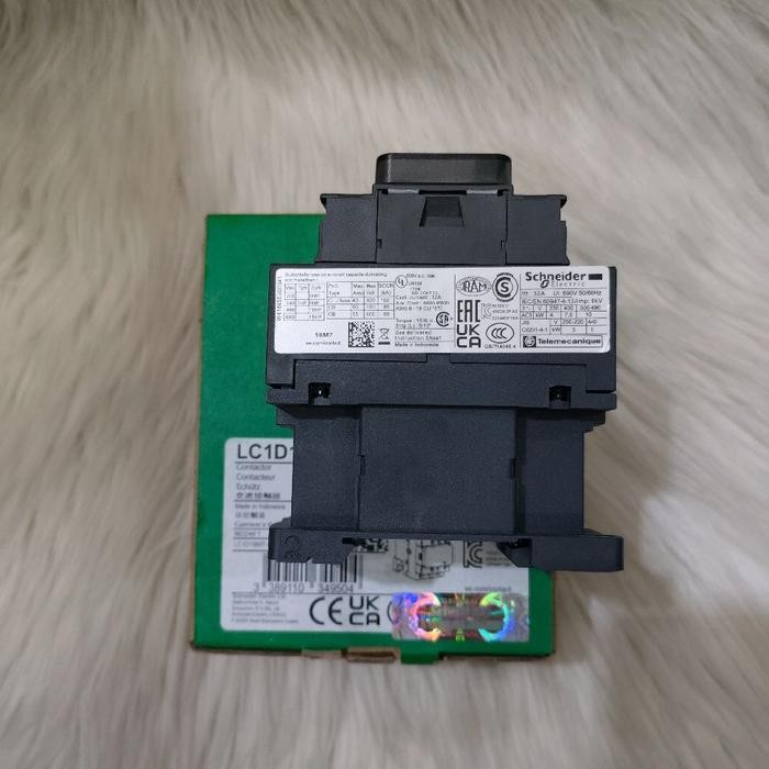 Terhemat Kontaktor Schneider Lc1D18M7 Original 32A 220Vac 3Phase/Kontaktor Schneider/Kontaktor