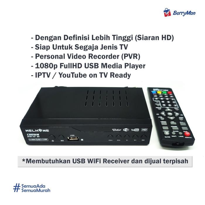 SET TOP BOX TV DIGITAL WELHOME