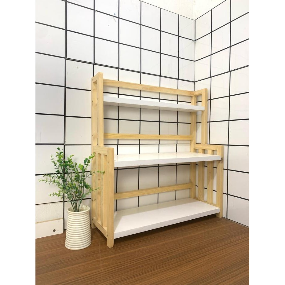 RAK BESAR/JUMBO Rak bumbu dapur serbaguna susun 3 ukuran besar