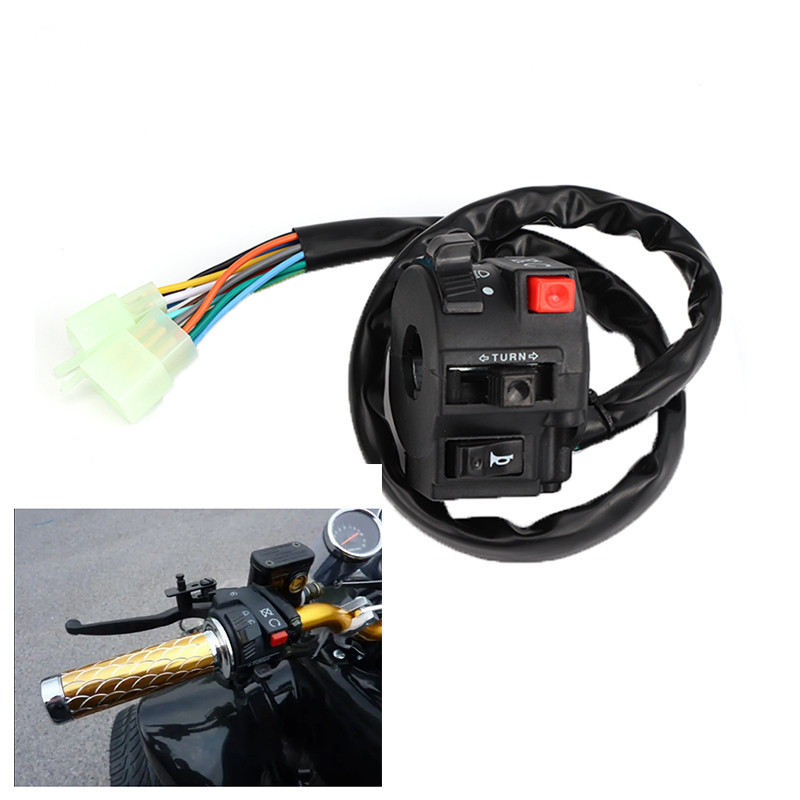 Motorcycle 5 Function Electric Start Switch For 110cc 125cc 150cc Taotao Sunl Honda Yamaha KTM Kawas