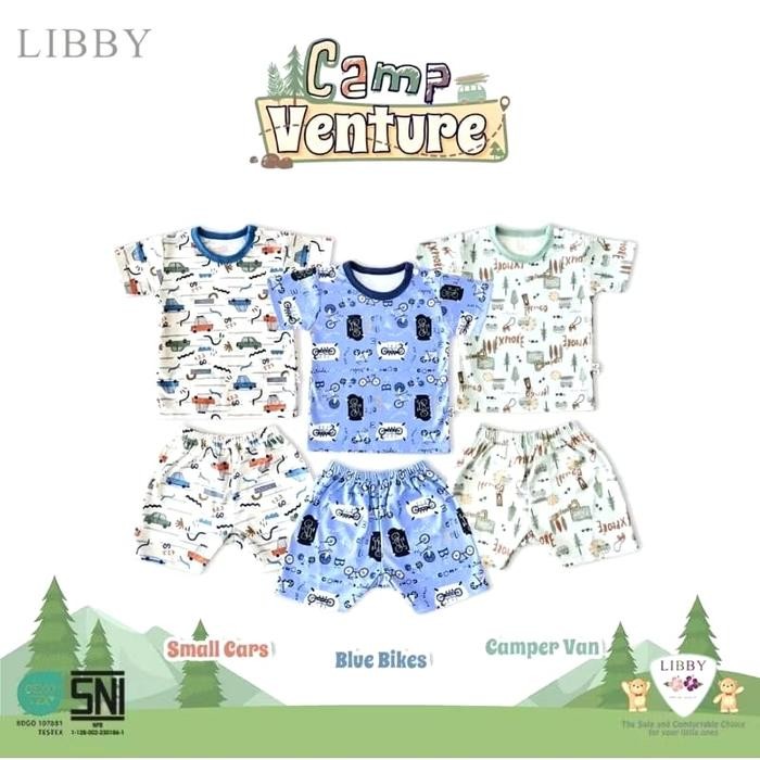 Promo Libby 3 Pasang Setelan Pendek Nb, 3-6,S,M,L, 2L,Xl, Xxl Original