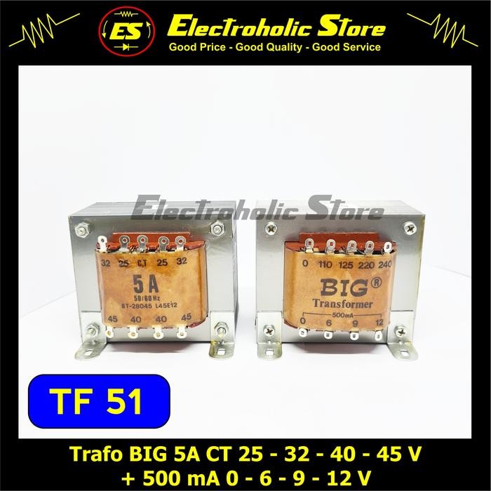 Trafo 5A Big Ct 45V 25 32 40 45 V 5 Ampere 5 A 5Ampere