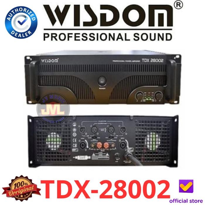 Wisdom TDX Series TDX28002 TDX32002 Power Amplifier Wisdom TDX-28002 TDX-32002 Power Ampli