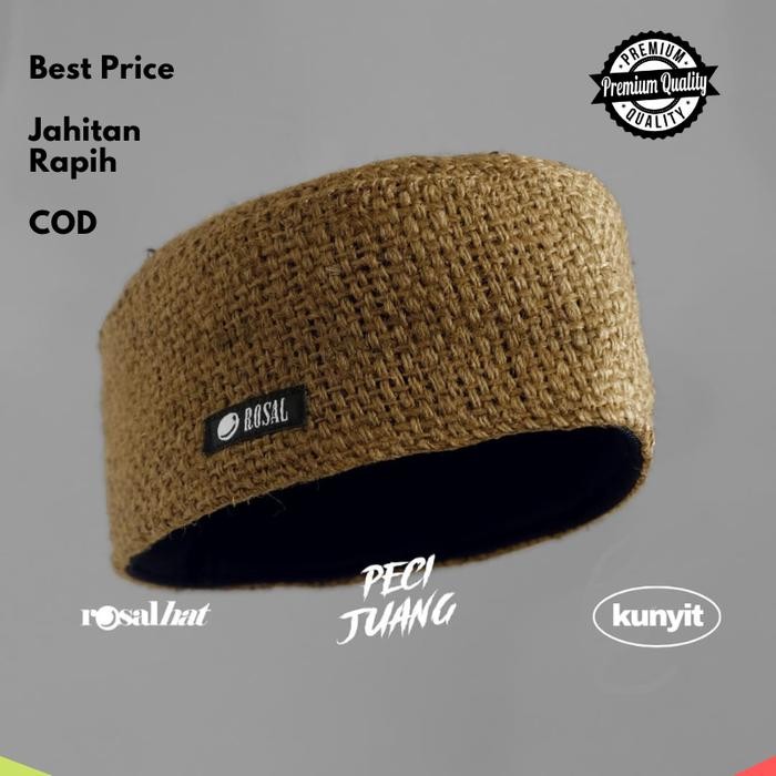 ORIGINAL Rosal Peci Kopiah Songkok Juang Goni Kopiah Unik Khas Sejarah Indonesia READY STOCK