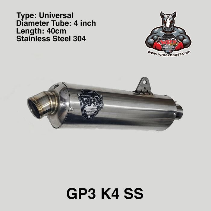 TERMURAH Silincer WRX GP3 K4 SS Sport READY STOCK