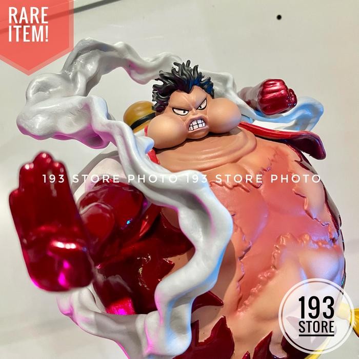 q9v5- Luffy Gear 4 Tank Man One Piece Figure Original Statue Custom Pop Scale Fzo Scale