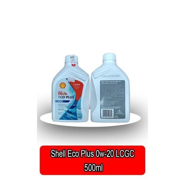 Oli Mesin Mobil Shell Helix Eco Plus 0W-20 0w20 LCGC 500ml - 68727 -