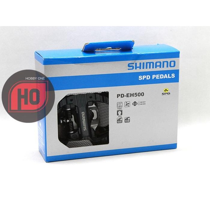 SPD Pedal PD-EH500 - Pedal Cleat MTB dan Flat Pedal