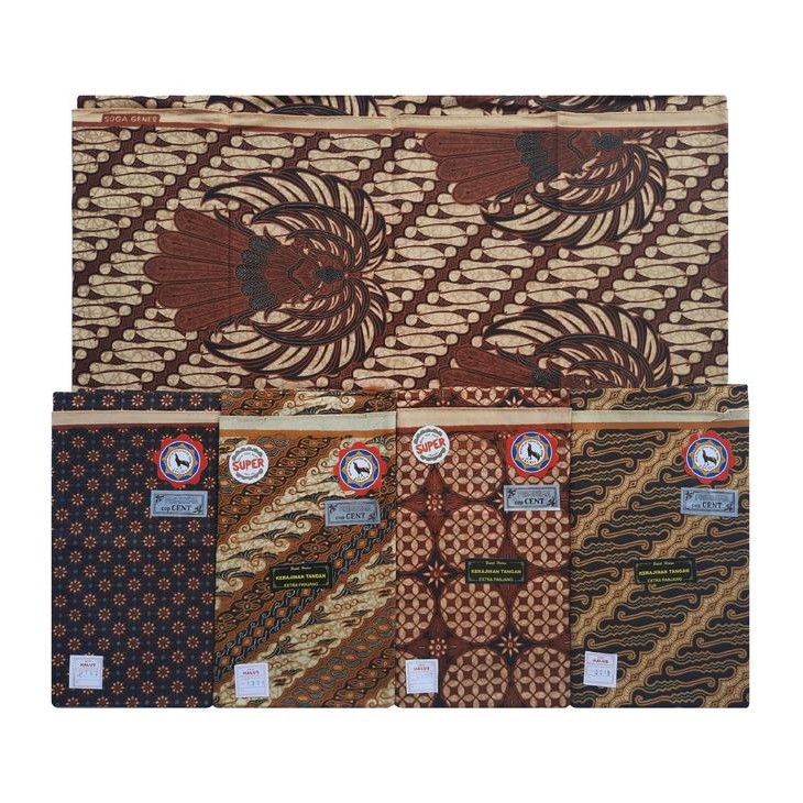 ypa5- Kain Panjang Batik Jago Cap Cent Samping Kebat Cukin Tapih Jarik Batik Katun Halus
