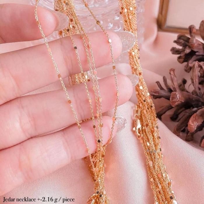 rv45- Jedar Necklace Yellowgold 16K[+-2.16 Gr]