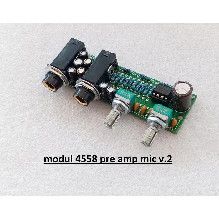 vp5f- Pre Amp Mic 4558 2 Mic V.2