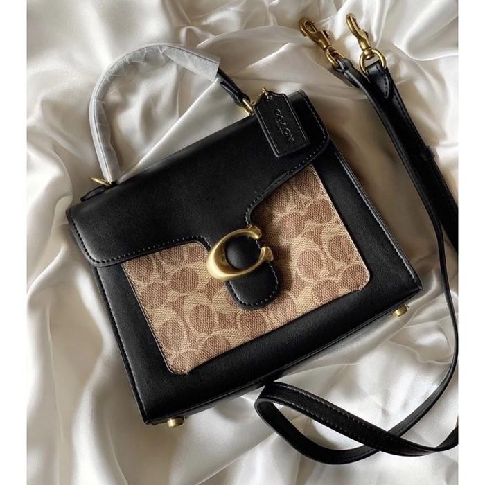 STOK TERBATAS  [ORIGINAL] COACH TABBY TOP HANDLE IN SIGNATURE CANVAS / TAS COACH TERJANGKAU
