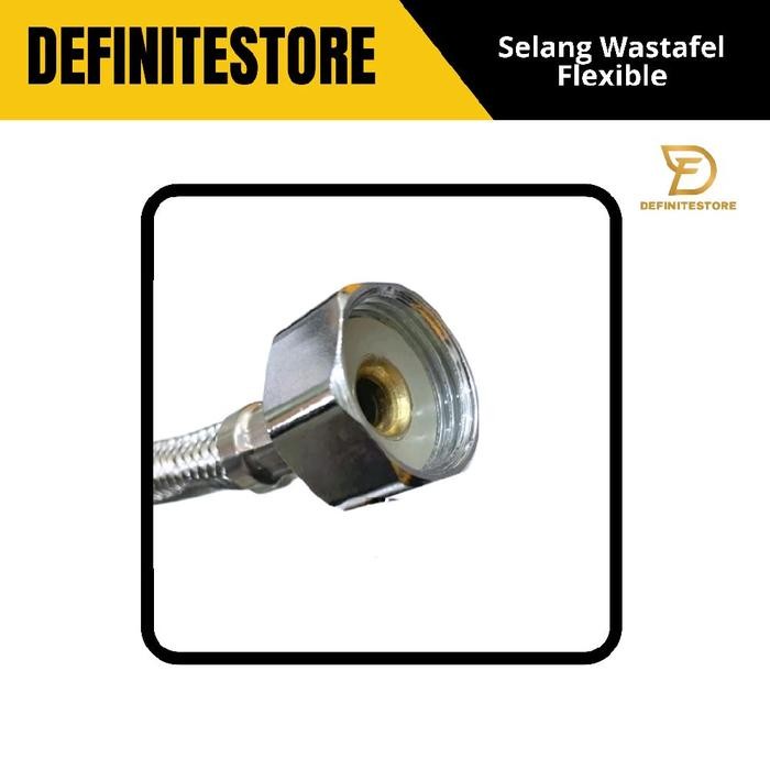 fcvvi- Selang Flexible Wastafel Fleksible Hose Selang Air Panas Dingin Flexible Anyam Hot
