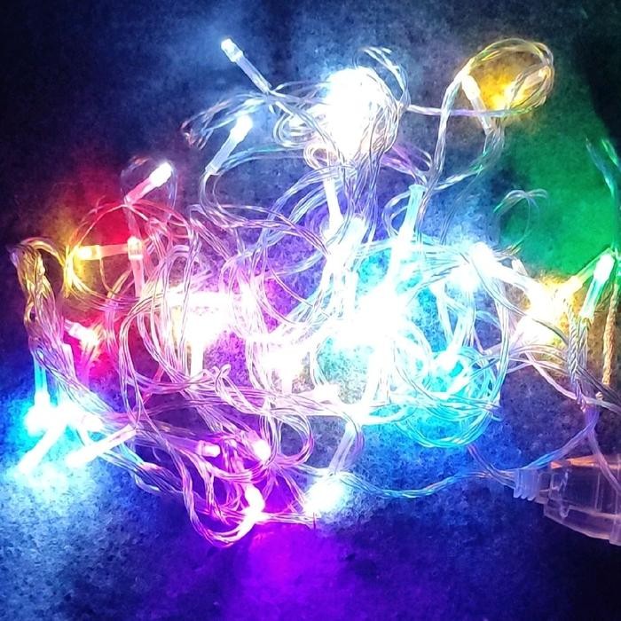 PESONACOM LAMPU HIAS/LAMPU TUMBLR/LAMPU NATAL/WARNA RAINBOW 7METER LED