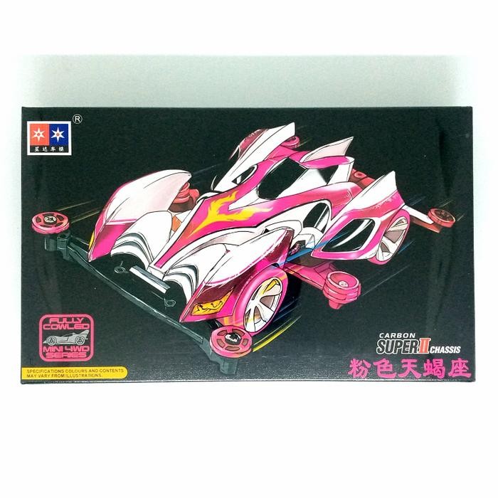 Mini 4WD Merk Daxing : Shining Scorpion Premium Pink