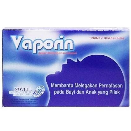 Vapn Dekongestan Inhalasi 10 Kapsul - Untuk Hidung Tersumbat Karena Pilek - Melegakan Pernapasan