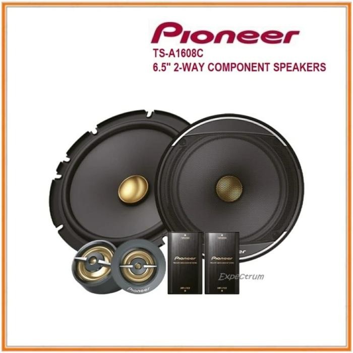Speaker Pioneer TS-A1608C Split 6.5 inch.Kondisi baru.TS-A1608C 6.5 2-Way Component