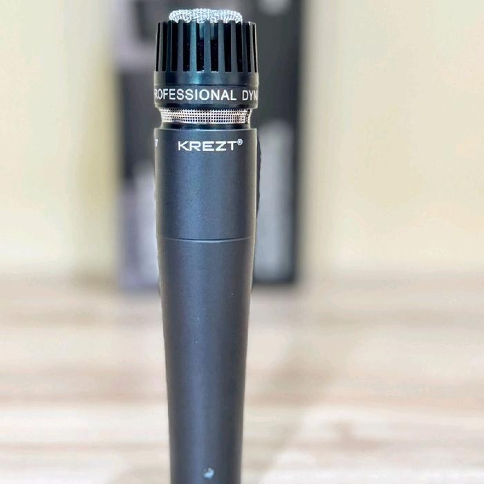 q1k9- Mic Kabel Ms57 Krezt Original - Mic Kabel Untuk Mic Kendang Dan Mic Instrument Merk