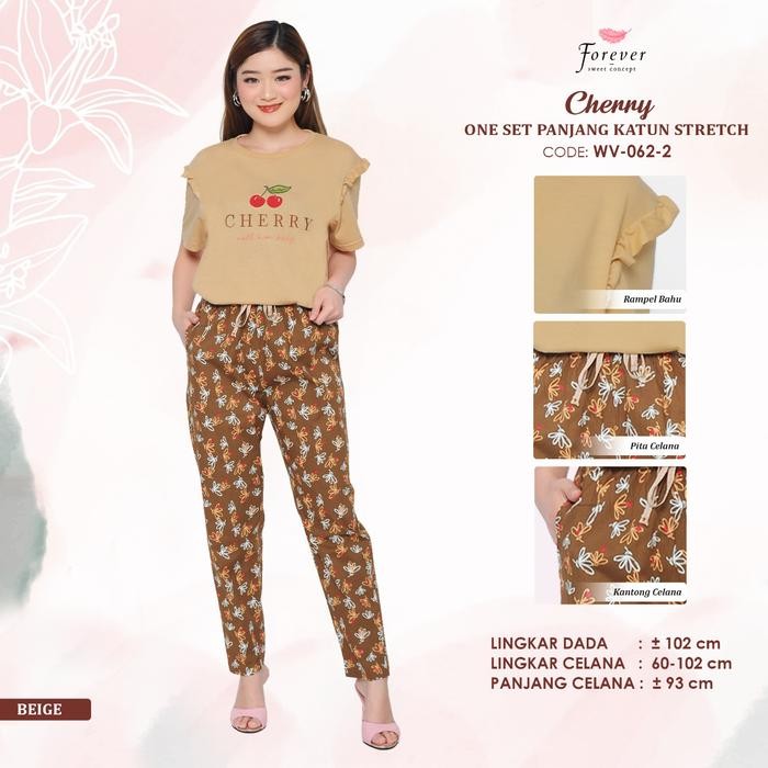 Babydoll Celana Panjang Forever Premium Black Label Murah