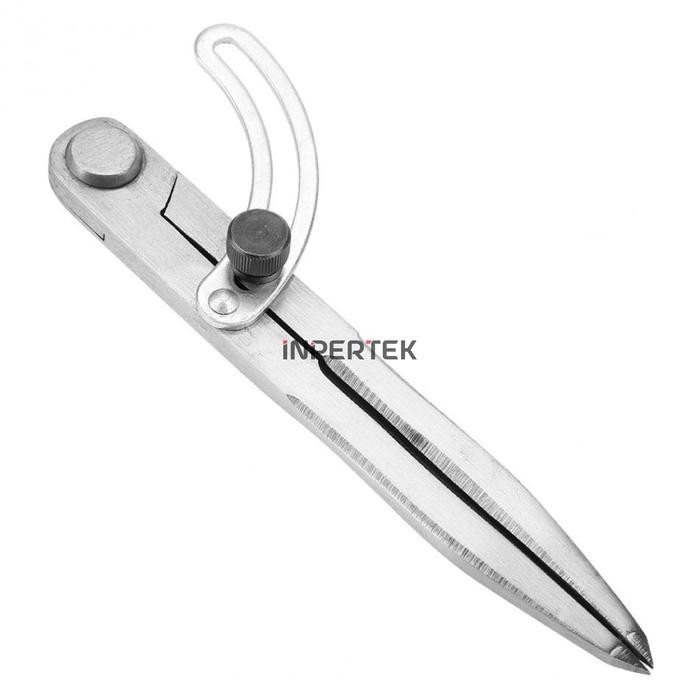 AtK34- Jangka Besi 10" Jangka Lurus Jangka Bubut 10 Wing Compass Caliper 10