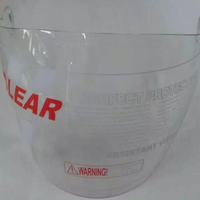 Kaca Helm KYT Vision 1 2 Vision 2 Vista Riben Silver Pelangi Bening