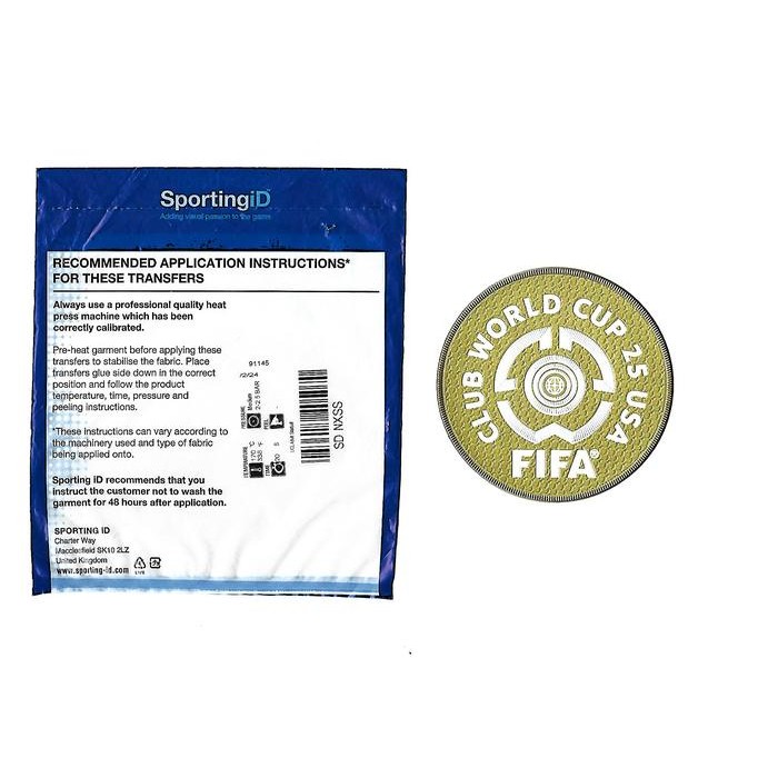 Patch CLUB WORLD CUP 2025. Original Patch for Jersey.