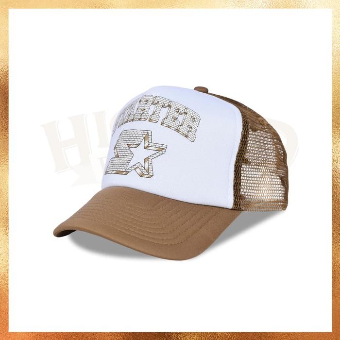 Topi Starter Brick Brown Trucker Hat 100% Original